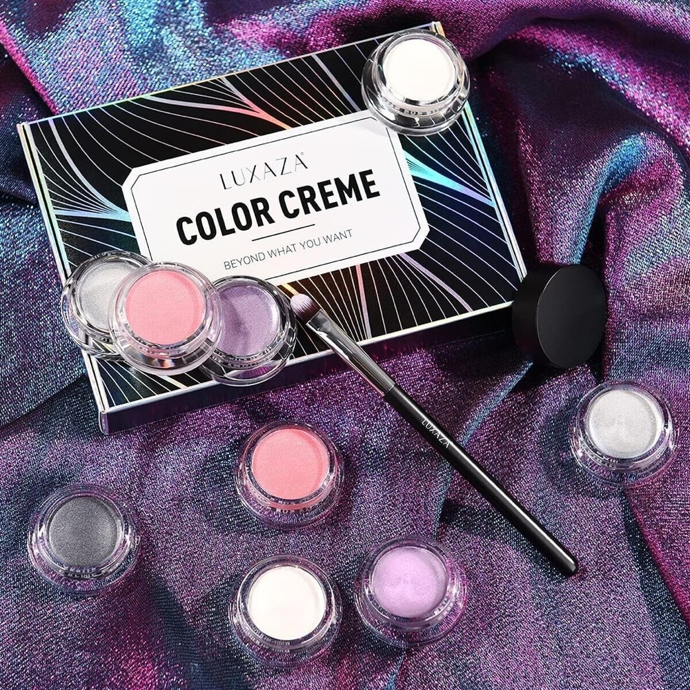 LUXAZA Color Creme Eyeshadow Makeup Set of 6 NEW IN BOX